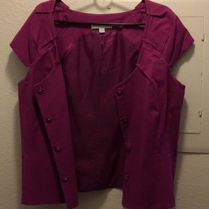Purple New York and Company vest
